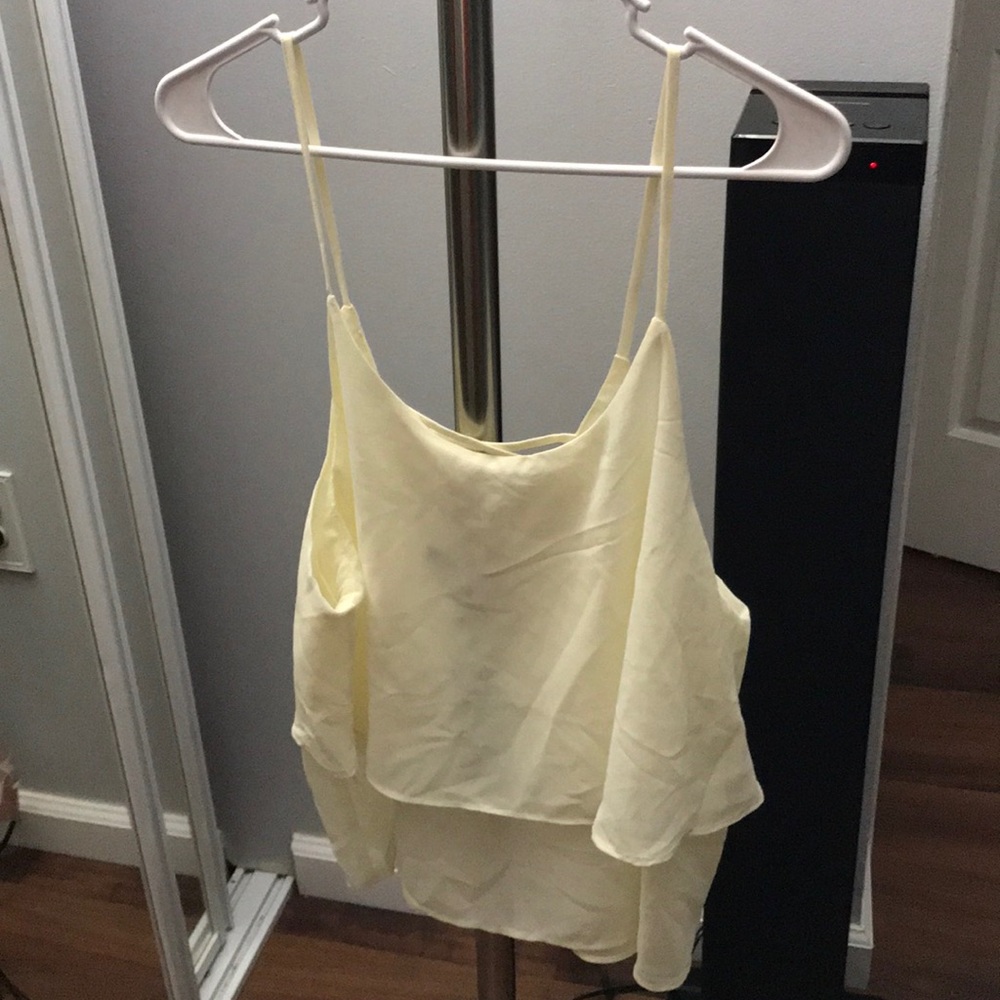 Cream Sleeveless Blouse